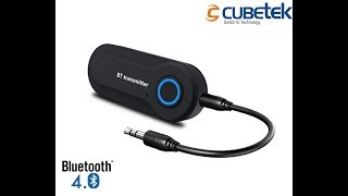 Cubetek Economy Bluetooth Transmitter, Model CB-BT01