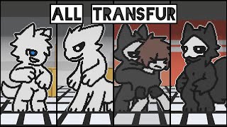 All Game Over + Cutscenes | Transfur Chase