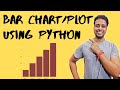 Bar Chart using Python | Bar Plot | MatPlotLib | Python Automation