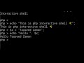 PHP Interactive shell // Execute PHP code inside your terminal/CMD #php