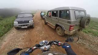 Bike Riding The DANGEROUS Road Mandalpatti Hills in Madikeri, Coorg | GoPro Hero5 - ThunderBird 500