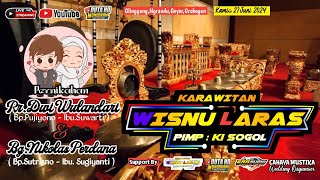 Live WISNU LARAS//ERA AUDIO//DUTA HD MONDOKAN  Glinggang Ngrandu Geyer Grobogan  27 Juni 2024