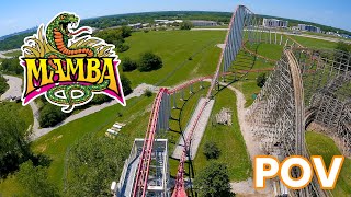 Mamba Front Row POV (No Trims!) Worlds of Fun | Airtime Packed Hyper Coaster