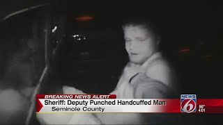 Sheriff: Deputy punched handcuffed man