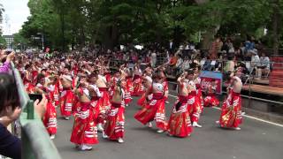 2014YOSAKOIソーラン祭り 6月7日大通パレード北 想い一つ