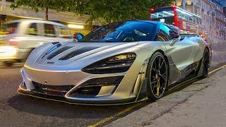 Modified (MANSORY) McLaren 720S Coupes INVADE London! Exhaust SOUNDS!