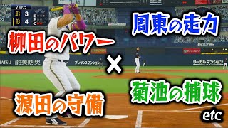 各能力の最強を合わせた野手を作ったらどんな能力になるのか【プロスピ2019】【プロスピ2020】【アカgames】