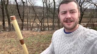 E131: The Pokey Stick: Ash Quarterstaff Walking Stick with Integral Stealth Spike, Spearstick