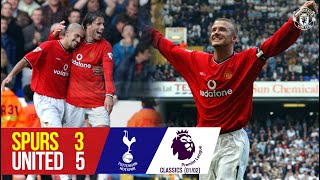 PL Classics | Spurs 3-5 Manchester United (01/02) | Reds stage incredible fightback from 3-0 down
