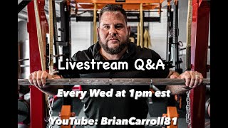 Brian Carroll Livestream Q&A Episode 1