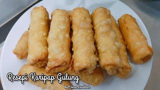 Resepi Karipap Gulung Rangup Tanpa Acuan dan Intinya Sangat Sedap