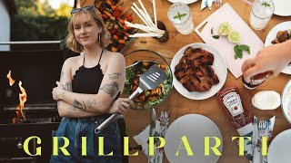 GRILLPARTI receptek *apuka üzemmódban* | viszki-kólás BBQ, barackos saláta és nyomott krumplik🔥