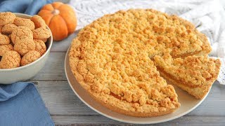 CRUMBLE PUMPKIN PIE Easy Recipe by Benedetta