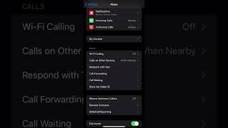 How to on call waiting option in iPhone #iphone11 #settings #iphonesettings