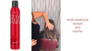 Favorite ways to use Big SexyHair collagen infused system