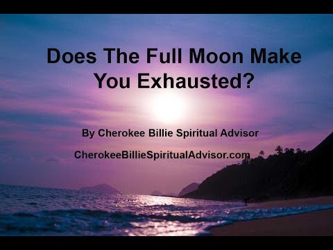Can the new moon make you feel tired?