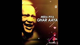 Mere Piya Ghar Aaya|Nusrat Fateh Ali Khan|#nfak #bullehshah #shortvideo #shortsviral #shorts #short