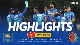 2nd T20I Highlights | Sri Lanka vs Afghanistan | MASSIVE 72-Run Win