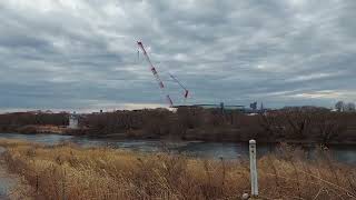 【三郷流山橋】流山側の江戸川CRから見た三郷流山橋【江戸川】