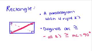 Introduction to Geometry 33 Special Parallelograms