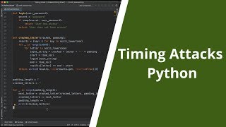 Exploring Timing Attacks with Python