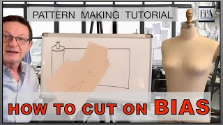 How To Cut On The Bias. Cutting Fabric On The Bias. Techniques and Tips.