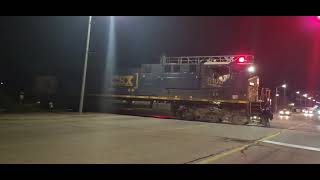 CSX 5311, CSX 756, \u0026 CSX 4711 Approaching Genesee Out Of Nowhere Grain Freight