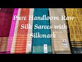 Pure Handloom Rawsilk Sarees with Silkmark at Best Price #sreyanshi #trending #silksaree #rawsilk