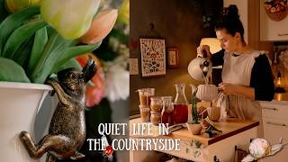🐌 Quiet life in the countryside🐞 slow living in spring | foraging, sourdough baking, sewing