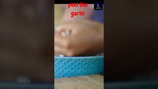 No-Peel Garlic: Boiling Water Technique#short