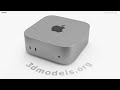 Mac Mini 3D model by 3DModels.org