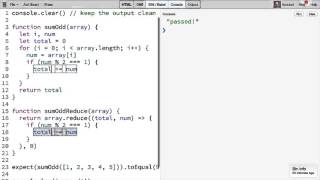 Refactoring for loop to Reduce