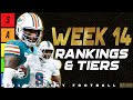 Week 14 Tight End & Quarterback Rankings - 2024 Fantasy Football