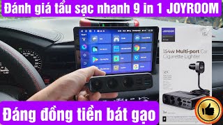 Đánh giá tẩu sạc nhanh kỹ thuật số 9 trong 1 JOYROOM dành cho xe ô tô