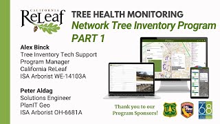 Tree Health Monitoring Part 1 -  ReLeaf Network Tree Inventory Program Webinar Training