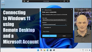 Using a Microsoft Account with Windows 11 Remote Desktop