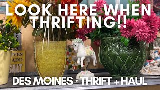 Don't Forget To LOOK Here When Thrifting! | Goodwill + Many Hands | Thrift with Me + Vintage Haul