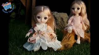 12PCS Set 16cm BJD Dolls Cute Dress-up Doll