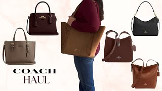 Coach Outlet Haul | Hadley Tote & Crossbody, Laurel Shoulder Bag, Val Duffle, Andrea Carryall