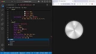 Pure CSS Analog Clock Animation Tutorial | HTML & CSS Clock Design
