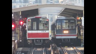 【平日朝ラッシュ時の列車】大阪メトロ御堂筋線・新大阪駅にて