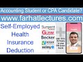 Self employed Health Insurance Deduction