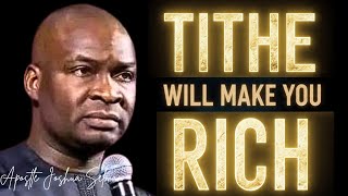 This is my SECRET to Financial Prosperity!! The power of Tithing - Apostle Joshua Selman