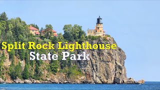 Camping at SPLIT ROCK LIGHTHOUSE State Park in Minnesota | Split Rock Lighthouse Historic Site | 4K