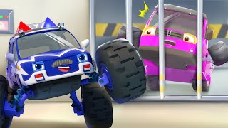 Super Police Truck Song | Monster Truck | Car Cartoon | Kids Song | BabyBus