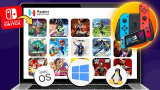 How to play Nintendo Switch Games on PC \u0026 Laptop | Ryujinx Emulator