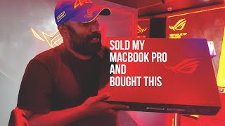 Sold My Macbook Pro and Bought This Beast ASUS ROG G15 Strix Ryzen 9 RTX 3060 Unboxing