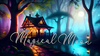 "Magical Moon" - Enchanted Night Forest Ambience with Crickets and Owls