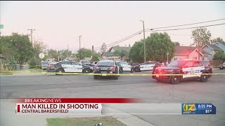 1 man dead after central Bakersfield shooting
