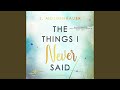 Kapitel 21 - Amber.8 - The Things I Never Said